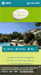 Mobile Screenshot of hostellerie-le-baou.com