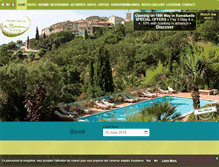 Tablet Screenshot of hostellerie-le-baou.com